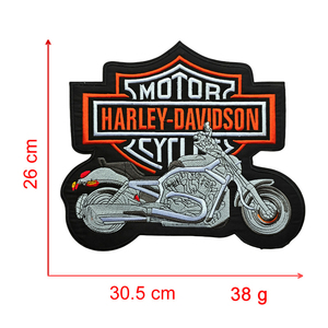 Cho Harley Davidson xe máy thể thao loạt đội Huy hiệu thêu cao cấp các bản vá lỗi sản phẩm sắt-on phong cách - Product Image 2