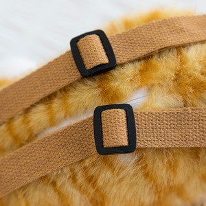 Fabbrica di simulazione personalizzata gattino farcito simpatici giocattoli di peluche per gatti bambole realistiche a forma di gatto zaino giocattolo grande borsa Ragdoll - Product Image 5