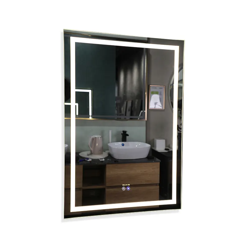 Specchio di illuminazione a Led Frameless Hotel Home con specchio bagno Antifog