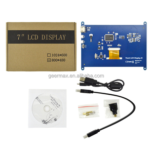 Raspberry Pi 4B 3B 3B 7 "容量性タッチスクリーン800x480モニター高解像度マルチメディアインターフェイス7インチLCDディスプレイ-B - Product Image 1