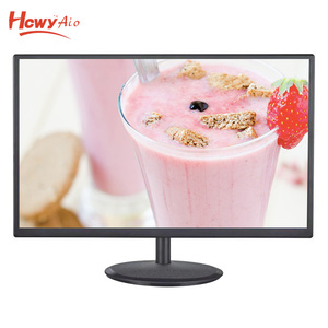 24 "LCDLEDモニター1080PVESAマウントコンピューターディスプレイDC12V PCモニター曲面スクリーンオプション - Product Image 6