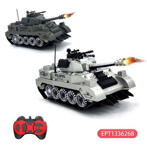 EPT 1:24 ses ve ışık ile altı kanallı uzaktan kumandalı Tank RC tankı - Product Image 5
