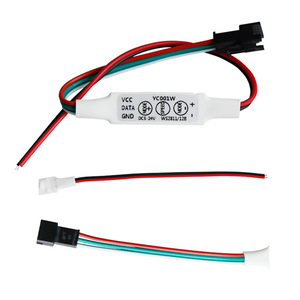 YC001W мини 3 клавиши маленький размер диммер spi светодиодный контроллер для Пиксельной ленты ws2812B 2811 - Product Image 3