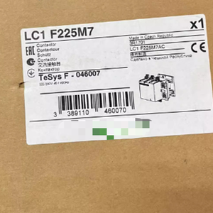 LC1F225M7 LC1-F225M7ไฟฟ้าเทส LC1 3ขั้ว225 110 KW คอนแทคในคลังสินค้าโปรแกรม PLC contro ใหม่ของแท้ - Product Image 1