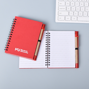 Customized logo Printed Small Spiral Notepad with Pen Cheap A5 <strong>Notebooks</strong> - Product Image 3