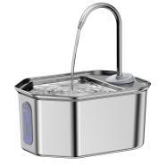 Hexagon Stainless Steel Pet Water Fountain