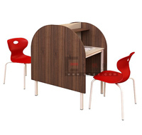 Beliebte Design School Library Labor möbel Holz trennwand Computer tisch - Product Image 4