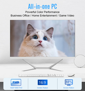 Fabrika fiyat bilgisayar dahil monoblok I3 I5 I7 I9 Oem 21.5 inç 128Gb Ssd 4G Ram tasarım tüm bir masaüstü bilgisayar Pc - Product Image 3