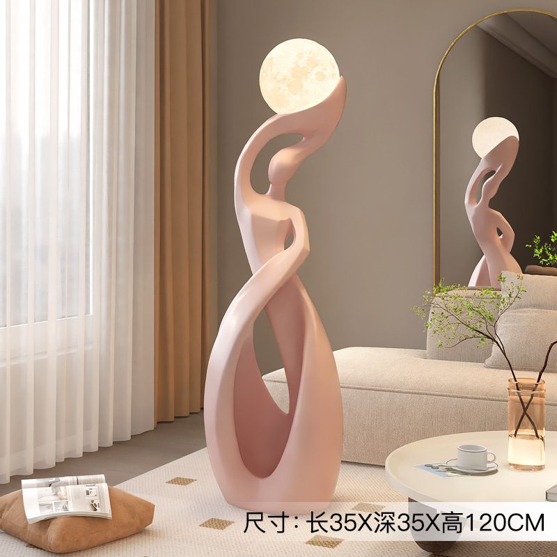 Ornamento del pavimento per signora-rosa/alto 1.2m