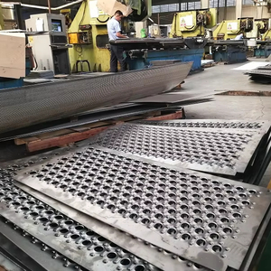 优质防滑不锈钢丝网筛板防滑安全格栅走道板穿孔板格栅 - Product Image 4