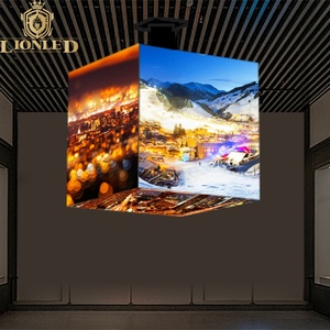 Lionled дисплей 5 боковых 640*640 P2.5 светодиодный рекламный куб волшебный куб дисплей для розничной торговли магазин торговый центр выставка - Product Image 6