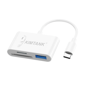 最佳工厂库存3合1 C型sd卡读卡器Usb3.0 C型Otg读卡器适配器，适用于Sd TF USB闪存智能卡读卡器 - Product Image 2