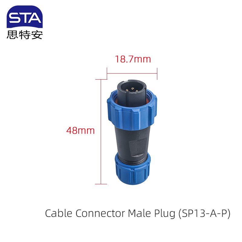 Cable Connector Male Plug