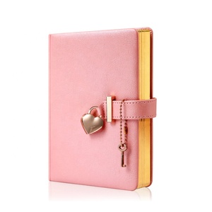 Hot Sale Multiple Colour B6 Note Book Custom Memo Note Pad Journal <strong>With</strong> <strong>Lock</strong> and Key - Product Image 3