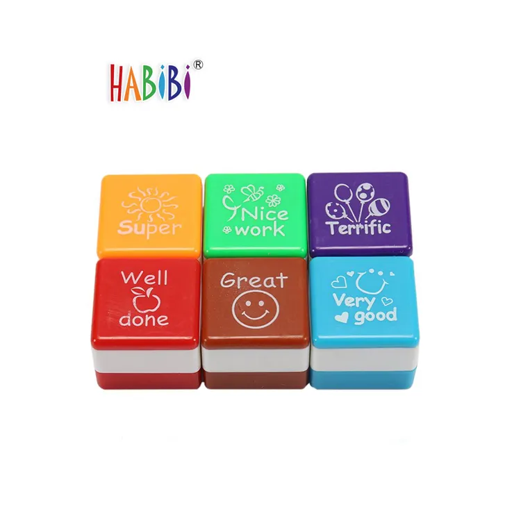 High quality self inking kids rubber stamps