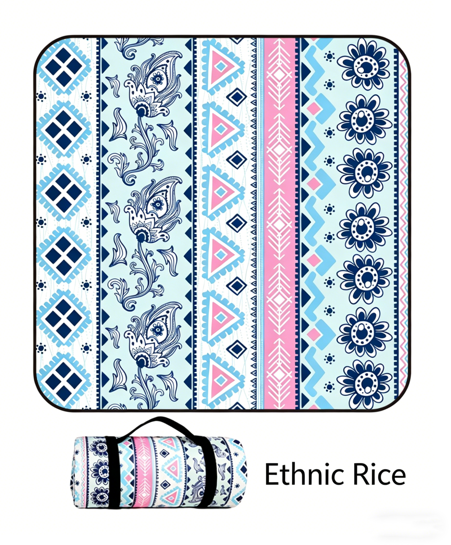 Riz ethnique cyan
