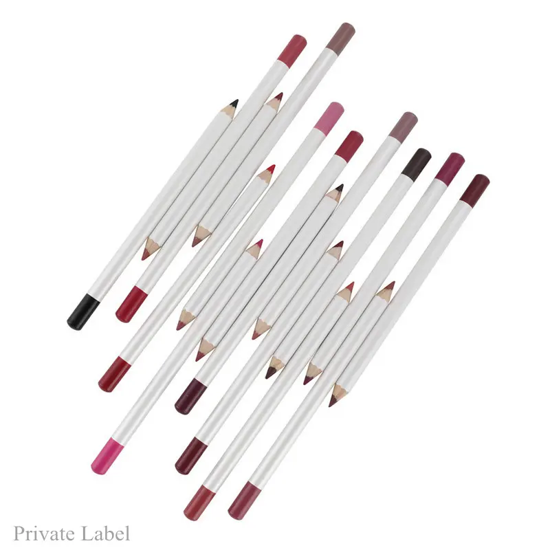 Nhà Cung Cấp Trang Điểm Không Thấm Nước Vegan Kem Nhãn Hiệu Riêng Lip Liner Pencil Tùy Chỉnh Lip Liner Pencil