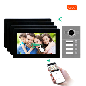 Tuya Smart <strong>IP</strong> Wifi <strong>Video</strong> Door Phone <strong>Intercom</strong> Touch Panel Ring Doorbell for 1/2/3/4 Multi Apartments - Product Image 4