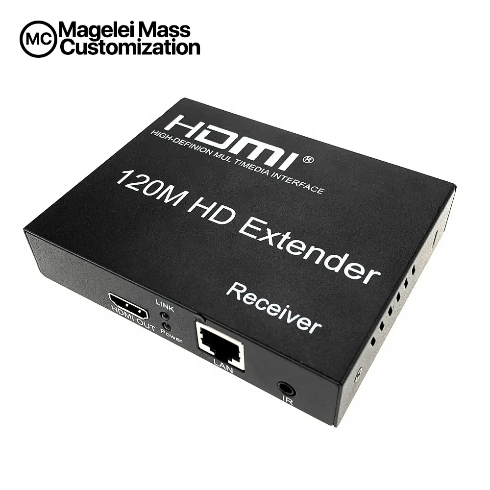Премиум OEM 1080P Одиночная сеть CAT5E/6 HDMI удлинитель RJ45 120M сигнальный передатчик и приемник усилитель