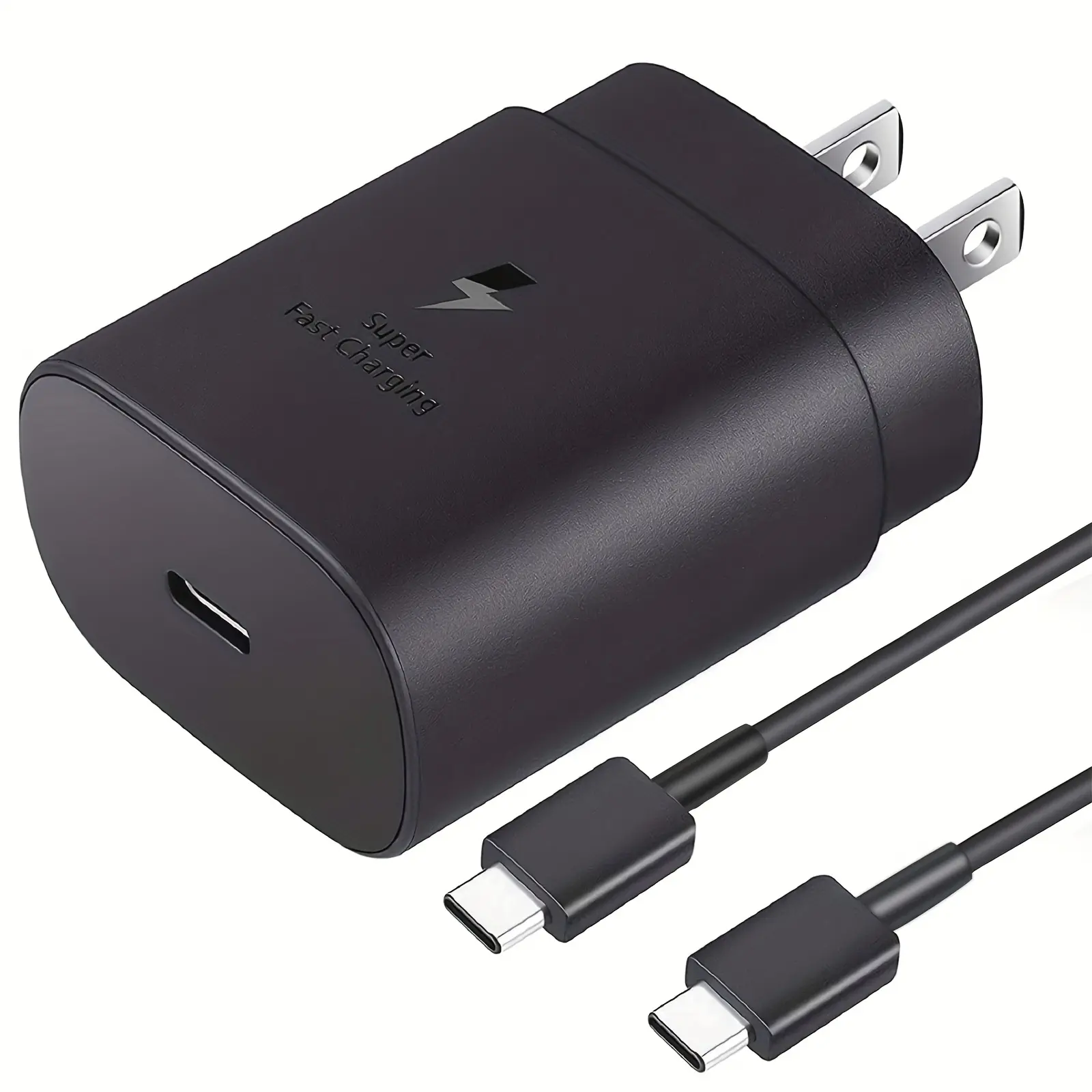 Kabel adaptor pengisi daya dinding, Portabel 25w 45w Usb Tipe c pengisian cepat blok steker ponsel untuk Iphone 15 Pro Max Samsung