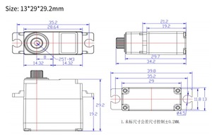 Feetech 8.5Kg <strong>Micro</strong> Digital RC Steering <strong>Servo</strong> <strong>Motor</strong> 0.13s High Speed HV 20g Mini <strong>Servo</strong> FT1018M for 1/10 1/12 RC Car Helicopters - Product Image 5