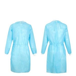 2025 Best Seller Venta al por mayor SMS / PP + PE equipo de protección personal BATA DE AISLAMIENTO desechable