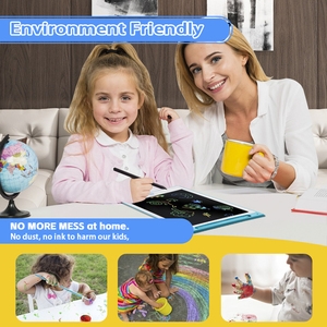 8.5 inch kỹ thuật số Bảng vẽ Doodle Board LCD bằng văn bản Tablet Board đầy màu sắc Memo Pads chữ viết tay máy tính bảng - Product Image 4