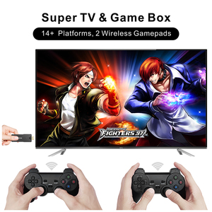 レトロビデオゲームコンソール4kHD出力GT65デュアルシステム内蔵14ゲームシミュレーター2.4Gワイヤレステレビゲームボックスコンソール工場
