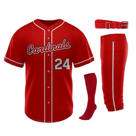 Uniforme de béisbol OEM, Jersey de béisbol de secado rápido, personalizado, bordado, moda de Softball