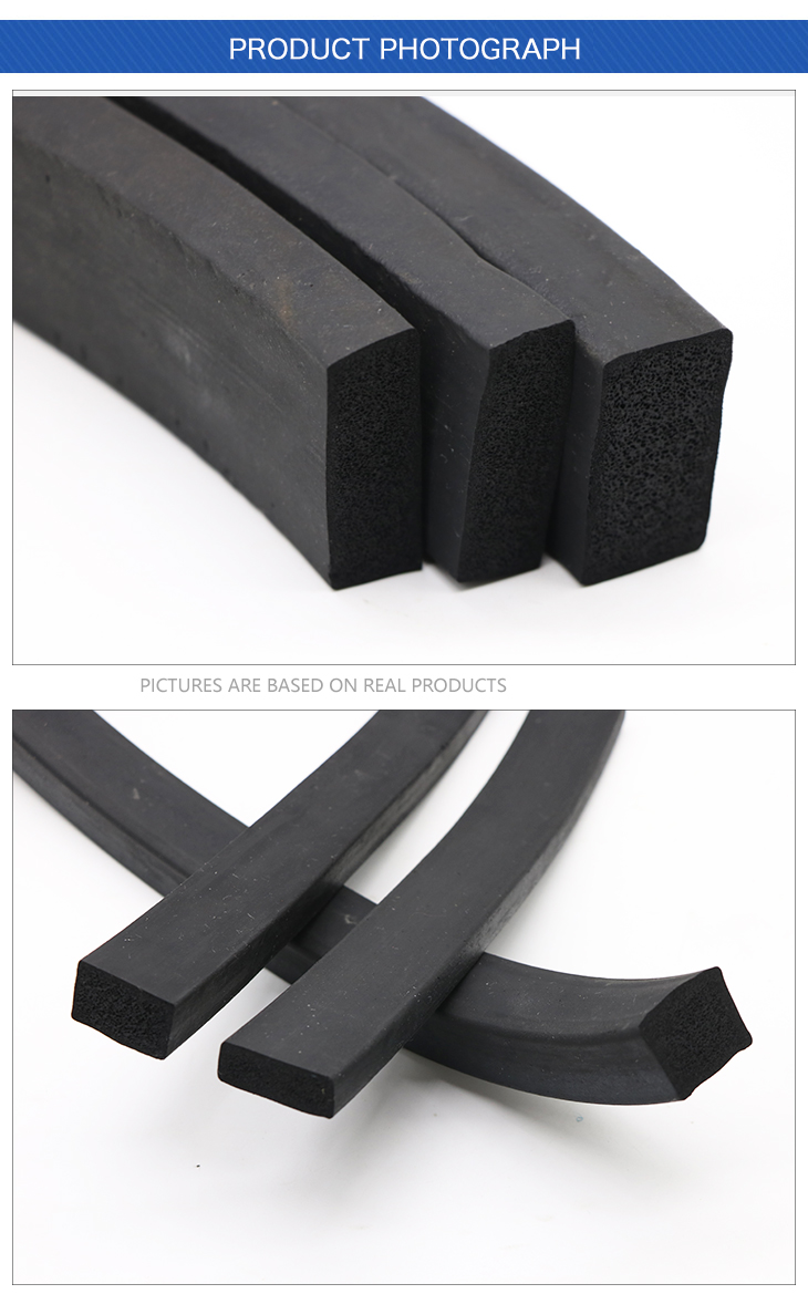 Custom Extruded Profile Aluminium Window Door Car Weather Glass Bottom Edge Epdm Rubber Seal Strip