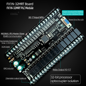 SPS Industrielle Steuer platine FX1N-32MR 30MR 30MRT RS485 Programmier bare Logik steuerung MODBUS RTU - Product Image 2