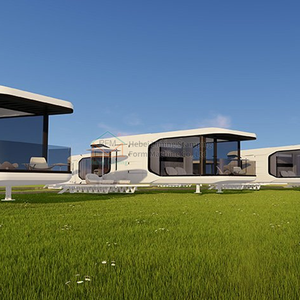 Быстрая установка 40-футовый космический корабль коммерческий космический дирижабль контейнерный дом космическая капсула отель использовать сборные дома - Product Image 6