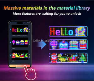 Drahtlose programmier bare Bildlauf nachrichten LED-Matrix-Panel Flexible LED-Schilder anzeige Cool Evil Eyes Flexibles Soft-LED-Panel - Product Image 6