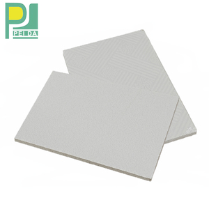 呼吸功能600X600Mm毫米石膏天花板瓷砖重量石膏天花板面板 - Product Image 1
