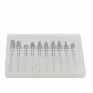 10pcs碳化钨去毛刺研磨钻头套装双切割，带锡涂层，与旋转工具兼容，OEM可定制 - Product Image 6