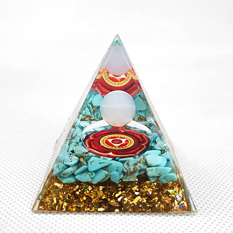 White agate and turquoise