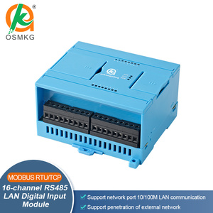Módulo de adquisición de datos del módulo de entrada digital de 16 canales Oshangming con RS485 Lan Modbus Rtu TCP para sensor - Product Image 2