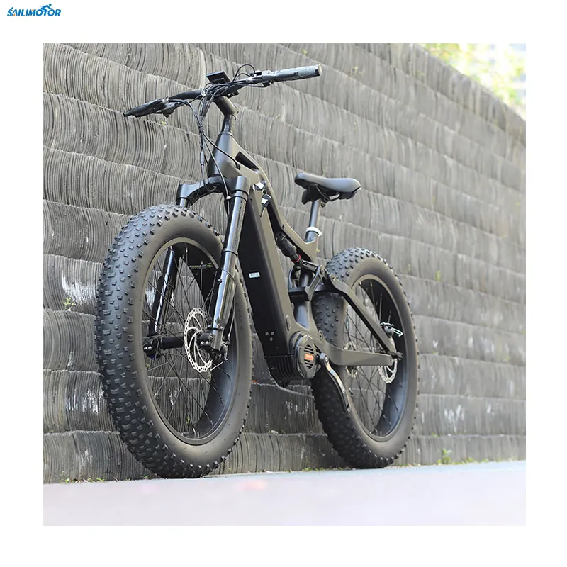 Bafang-motor de tracción media M620 de fibra de carbono, bicicleta eléctrica con suspensión completa, 48V, 1000W, con pantalla LCD a color, C18