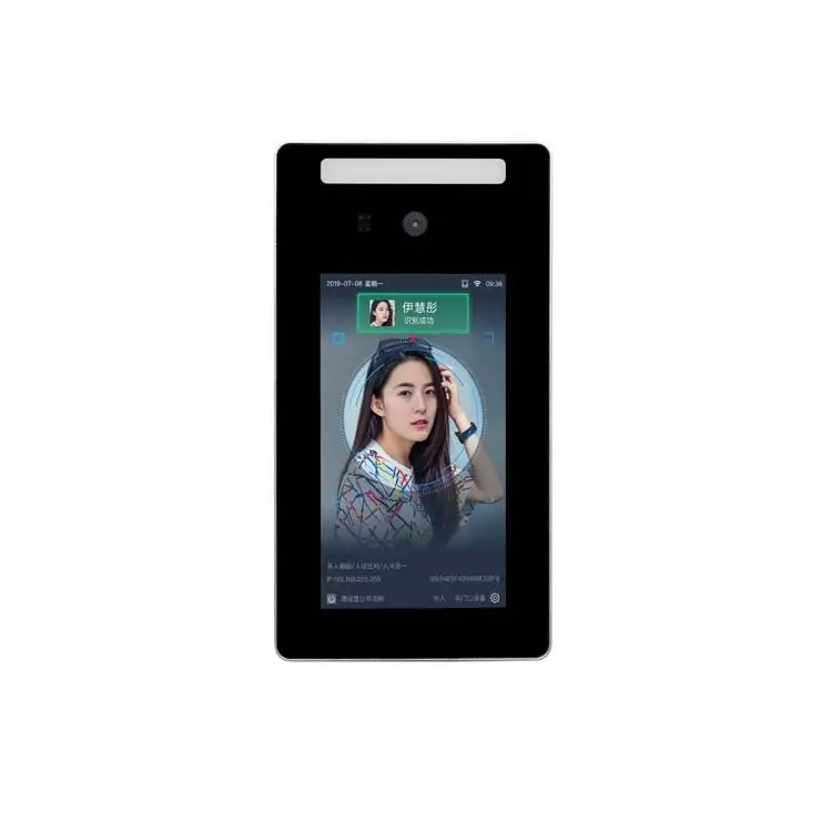 Tf Card Storage Face Recognition Access Control Dual-Core Pop-Up Camera Face Recognition Access Control