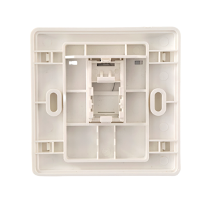 Direkt eingefügt 86 Typ 1Port 2 Port RJ45/RJ11 UTP-Frontplatten-Netzwerk modul Telekommunikation steile für Netzwerk verkabelung systeme - Product Image 3