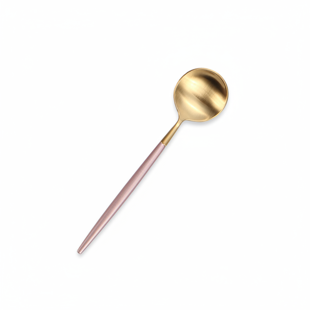Cuillère à thé en or rose