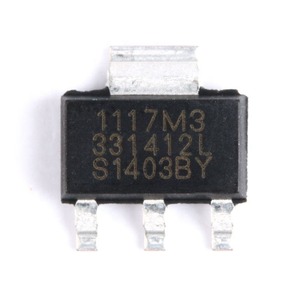 100% componenti elettronici originali 800mA 3.3V SOT-223 chip IC regolatore SPX1117M3-L-3-3/TR per Arduino - Product Image 1