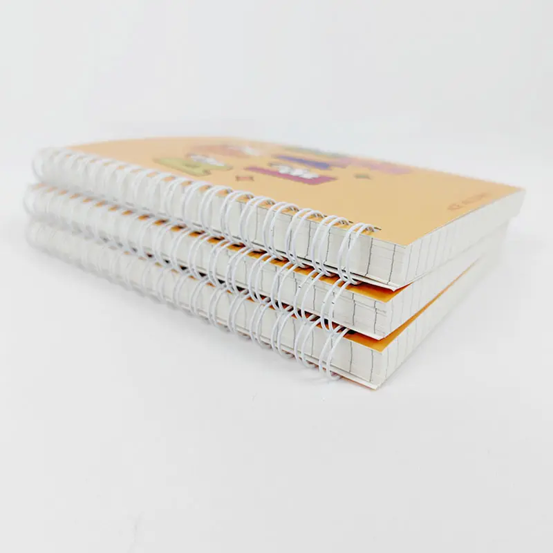 Venta directa de fábrica Cuadernos de encuadernación en espiral escolares impresos por sublimación personalizados en blanco