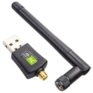 Scheda di rete Wireless driver-free 2.4G/5.8G dual-band 600M wireless network card computer trasmettitore ricevitore WiFi wireless - Product Image 3