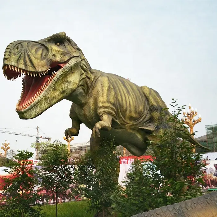 Venda quente grande modelo de dinossauro t-rex, jurássico animatronic dinossauro dino