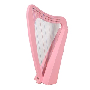 Lyre 15-String İrlanda arp el yapımı küçük enstrüman taşınabilir ve öğrenmesi kolay 19-String niş İskoçya tarzı - Product Image 6