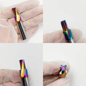 American M10M12/RC/PT/PS Multi-Tooth End Mill <strong>Cutter</strong> Full Teeth 1/8-28 1/4-19 Customizable British Hard Alloy OEM Supported - Product Image 2