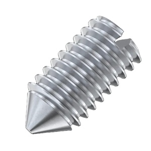 カスタムM2 2.5 M3 M4 M5 M6 DIN551ステンレス鋼グラブネジM2x6mmスロット付きヘッドコーンポイントセットネジ - Product Image 1