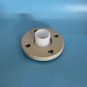 China high quality 1/2" to 4" <strong>PVDF</strong> Butt Weld Stub <strong>Flange</strong> DN15 to DN100 PN16 Butt Weld <strong>PVDF</strong> Stub <strong>Flange</strong> with ready to ship