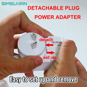 Customized <strong>Output</strong> Power <strong>Adapter</strong> Twistable 100 to 240 Interchangeable Plug Ac Dc <strong>Adapter</strong> 24v